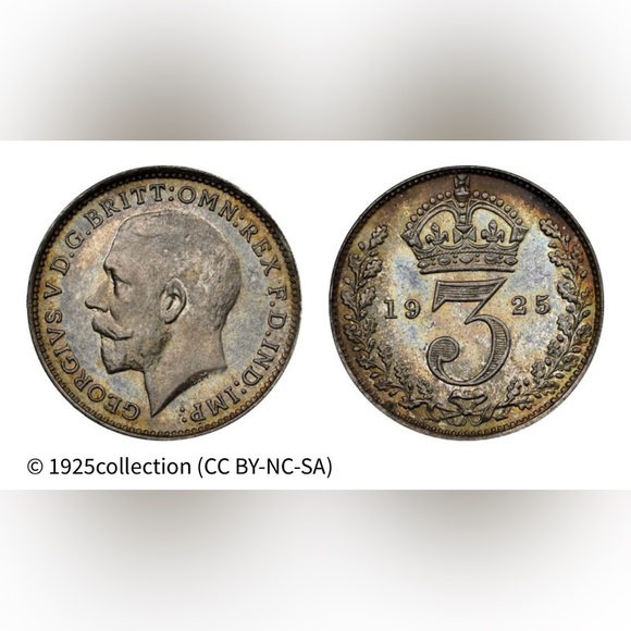 🎈$5 add on - 1921 3 PENCE - George V - Picture 7 of 7